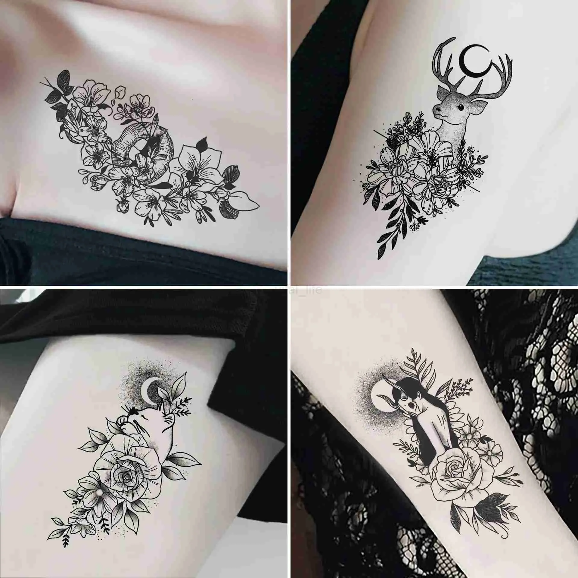 The Beauty of Simplicity in Black and White Tattoos