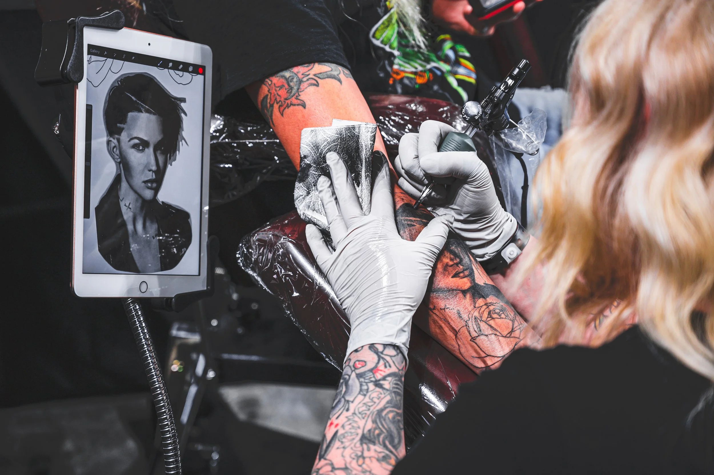 What defines a professional tattoo shop?