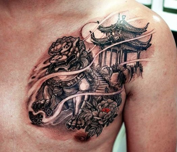 Phân tích ý nghĩa hình xăm kỳ lân dành cho nam và nữ. 4 hinh xam ky lan yodyvn6 4