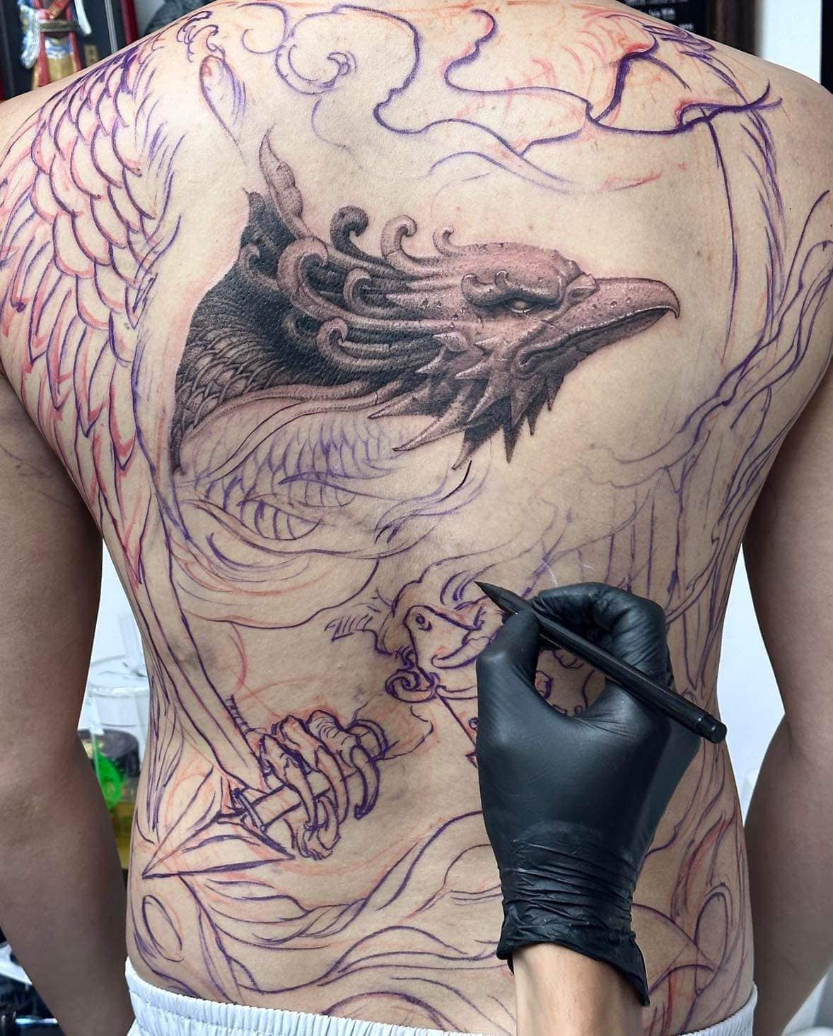 but freehand Swallow Son en 2