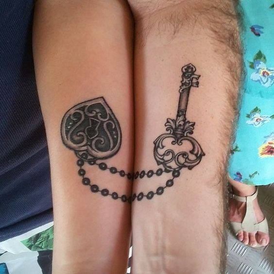 Best Lock and Key Couple Tattoo Ideas with Deep Meanings 5 The Meaning Behind Lock and Key Couple Tattoos