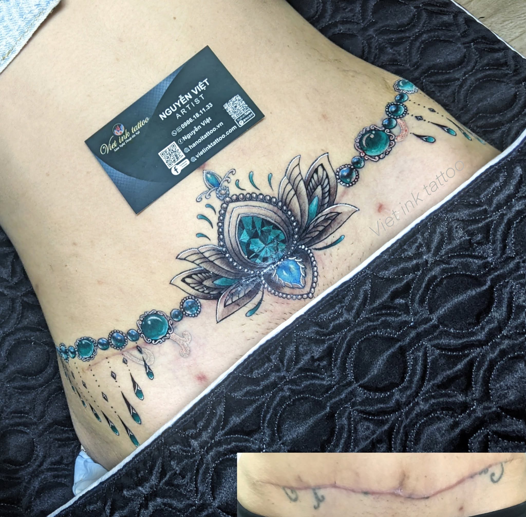 What is scar cover-up tattooing?