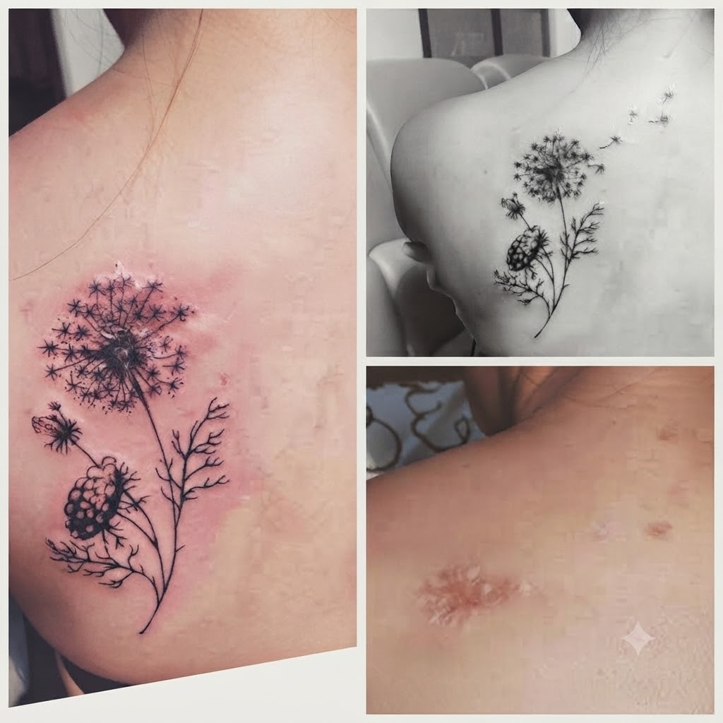 A Collection of Burn Scar Cover-Up Tattoo Designs Suitable for Men and Women 3 Best Burn Scar Cover-Up Tattoo Designs for Women