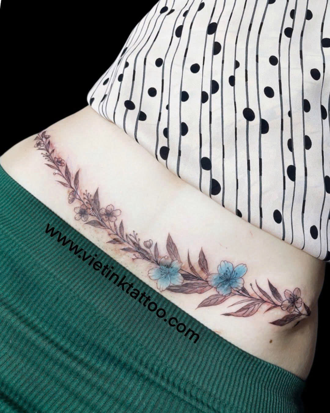 Beautiful C-Section Scar Cover-Up Tattoo Ideas to Consider